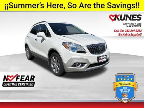 White Pearl Metallic 2016 Buick Encore Premium