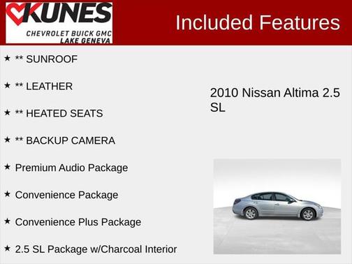 2010 Nissan Altima 2.5 SL