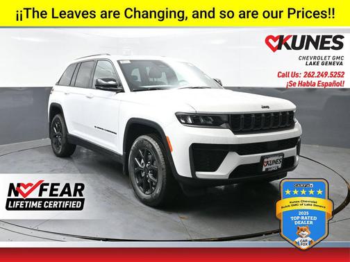 Bright White Clearcoat 2026 Jeep Grand Cherokee Altitude