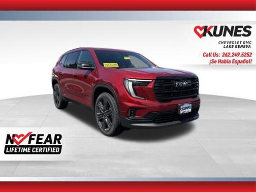 Volcanic Red Tintcoat 2026 GMC Acadia Elevation AWD
