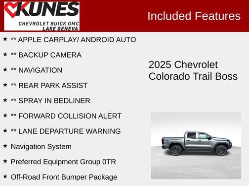 2025 Chevrolet Colorado Trail Boss
