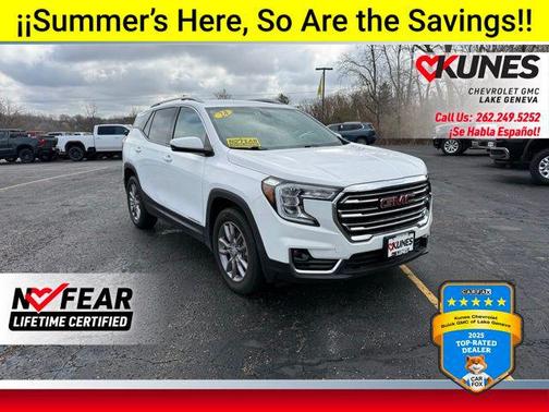 Summit White 2024 GMC Terrain SLT