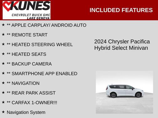 2024 Chrysler Pacifica Hybrid Select