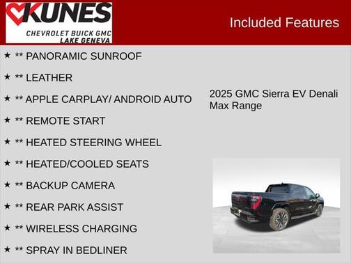 2025 GMC Sierra EV Max Range Denali