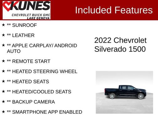 2022 Chevrolet Silverado 1500 High Country