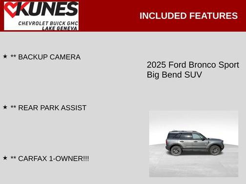 2025 Ford Bronco Sport Big Bend