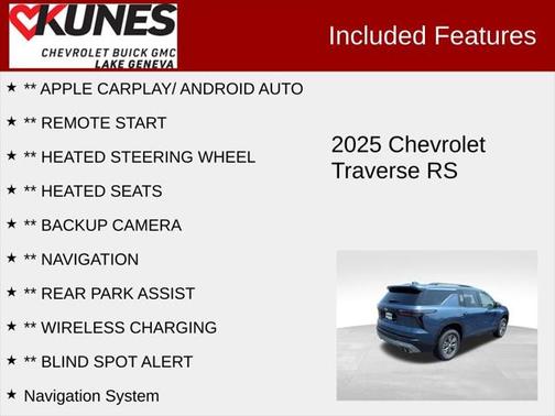 2025 Chevrolet Traverse RS