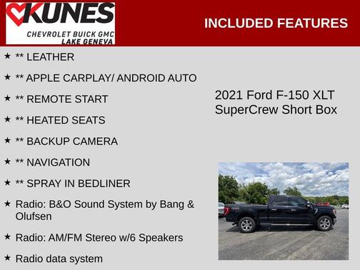 Agate Black Metallic 2021 Ford F-150 XLT