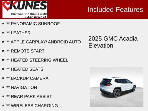 2025 GMC Acadia AWD Elevation
