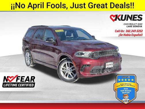 Octane Red Pearlcoat 2024 Dodge Durango R/T Plus AWD