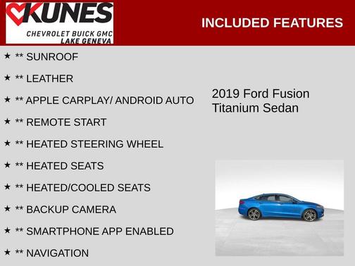2019 Ford Fusion Titanium