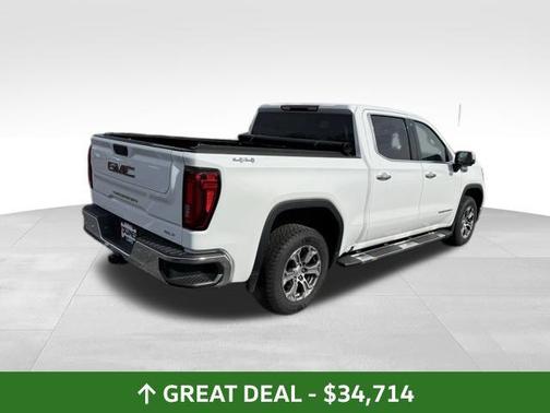 Summit White 2023 GMC Sierra 1500 SLT