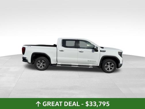 Summit White 2023 GMC Sierra 1500 SLT