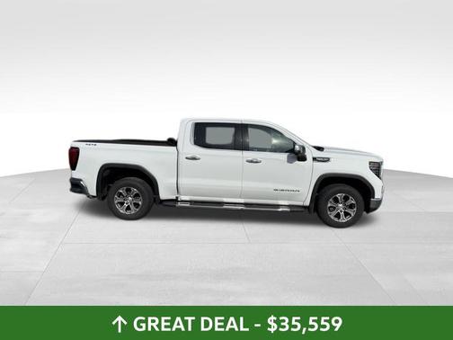 Summit White 2023 GMC Sierra 1500 SLT