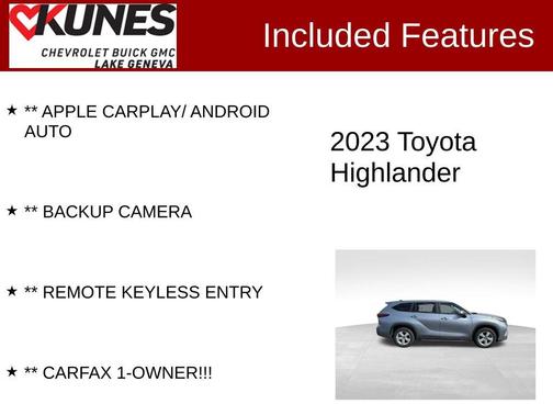 2023 Toyota Highlander LE