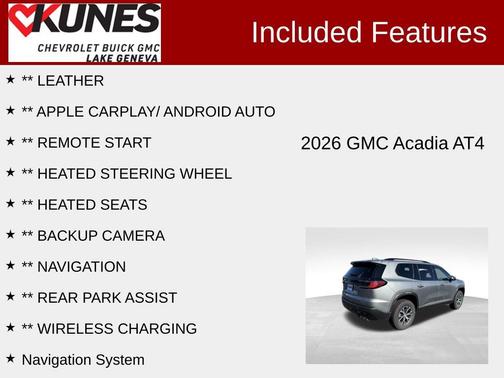 2026 GMC Acadia AT4 AWD