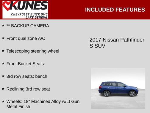 2017 Nissan Pathfinder S