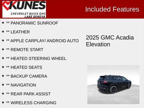 2025 GMC Acadia AWD Elevation