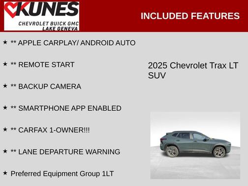 Cypress Gray 2025 Chevrolet Trax LT
