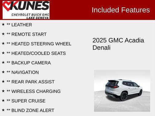 2025 GMC Acadia Denali
