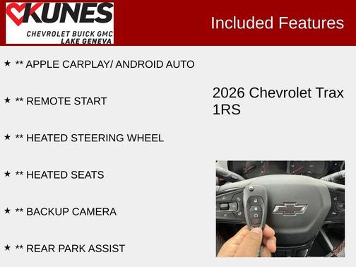 White Sands 2026 Chevrolet Trax FWD 1RS