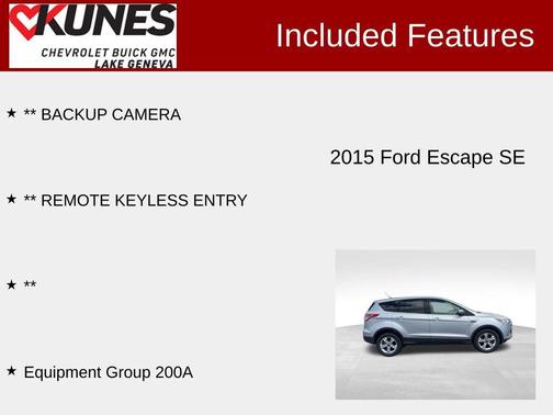 2015 Ford Escape SE