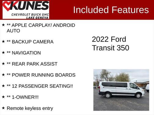 2022 Ford Transit-350 XLT