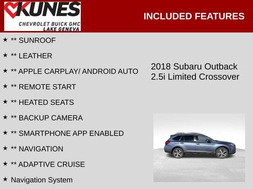 2018 Subaru Outback 2.5i Limited
