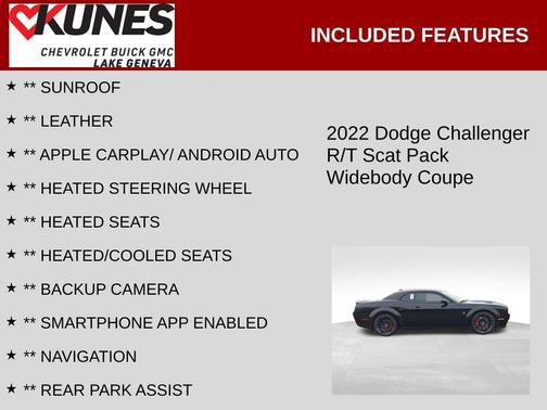 2022 Dodge Challenger R/T Scat Pack Widebody