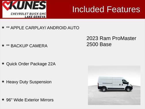 2023 RAM ProMaster 2500 High Roof