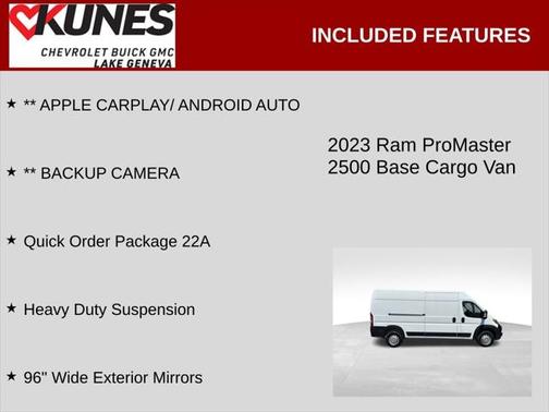 2023 RAM ProMaster 2500 High Roof