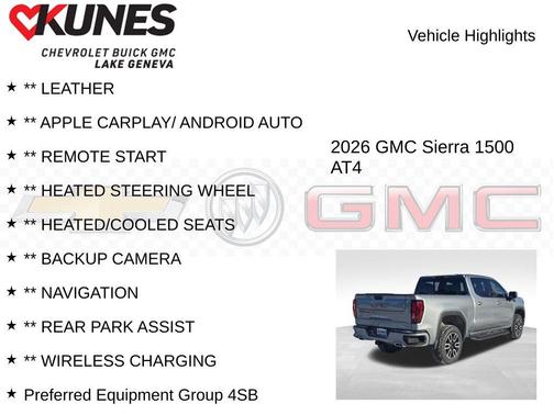 2026 GMC Sierra 1500 AT4
