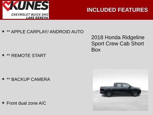 2018 Honda Ridgeline Sport
