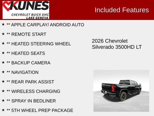 2026 Chevrolet Silverado 3500 LT
