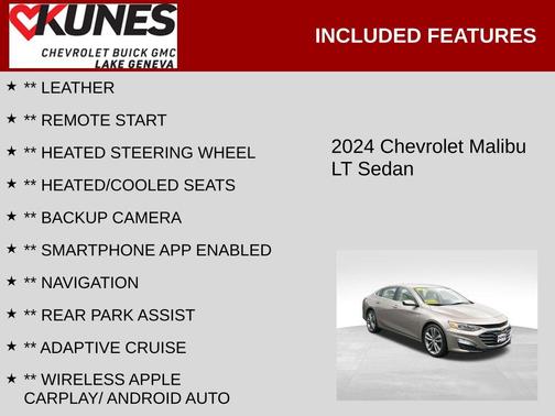 Mineral Gray Metallic 2024 Chevrolet Malibu FWD 2LT