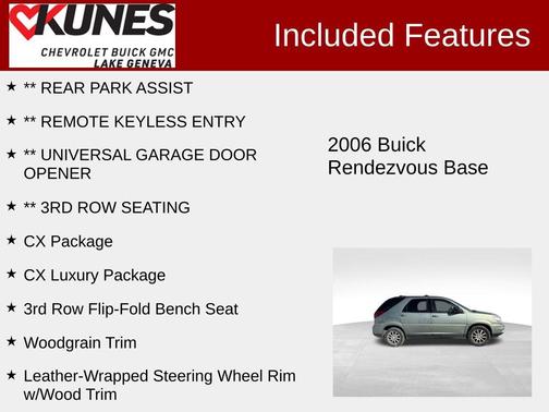 2006 Buick Rendezvous CX