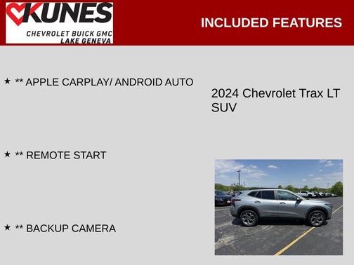 Sterling Gray Metallic 2024 Chevrolet Trax LT