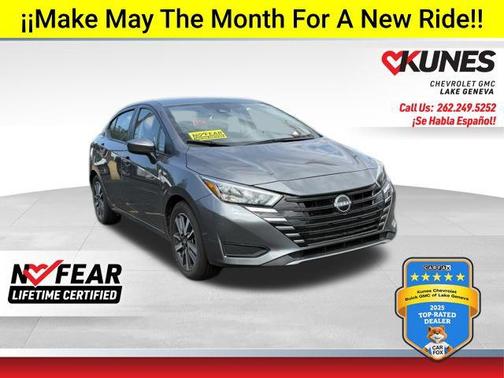 Gun Metallic 2025 Nissan Versa 1.6 SV