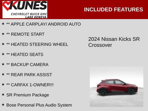 2024 Nissan Kicks SR