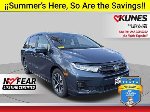 Smoke Blue Pearl 2025 Honda Odyssey EX-L