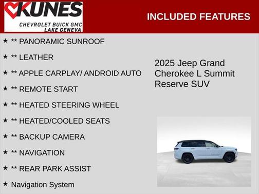 2025 Jeep Grand Cherokee L Summit Reserve