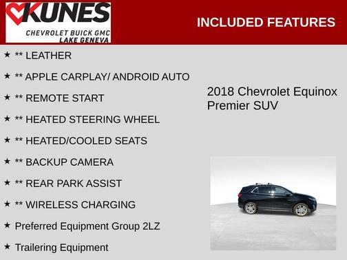 2018 Chevrolet Equinox Premier w/2LZ