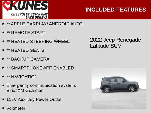 2022 Jeep Renegade Latitude