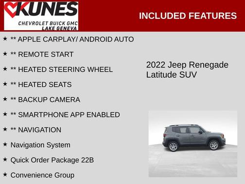 2022 Jeep Renegade Latitude