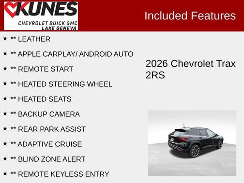 2026 Chevrolet Trax FWD 2RS