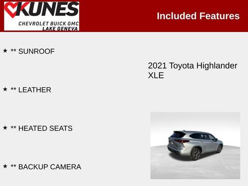 2021 Toyota Highlander XLE