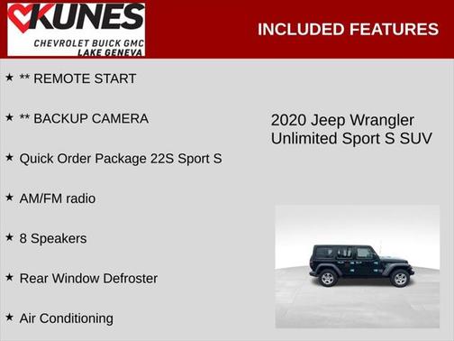 2020 Jeep Wrangler Unlimited Sport