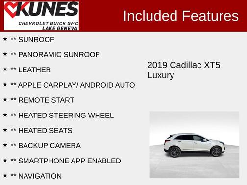 2019 Cadillac XT5 Luxury