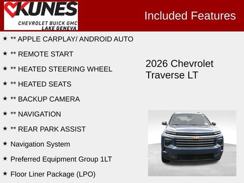 2026 Chevrolet Traverse LT