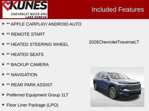 2026 Chevrolet Traverse LT